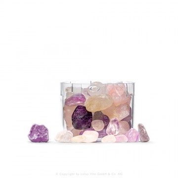 Recipiente de gemas semipreciosas para jarras filtrantes Acala Quell y Lotus Vita.