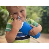 Hasta los más pequeños pueden disfrutar de esta botella con filtro de agua.